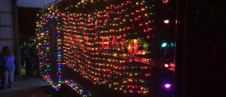 Waverly Band Trailer - Decorated for Silver Bells