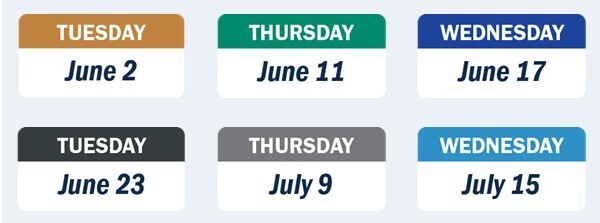 MASB Get On Board Event Schedule